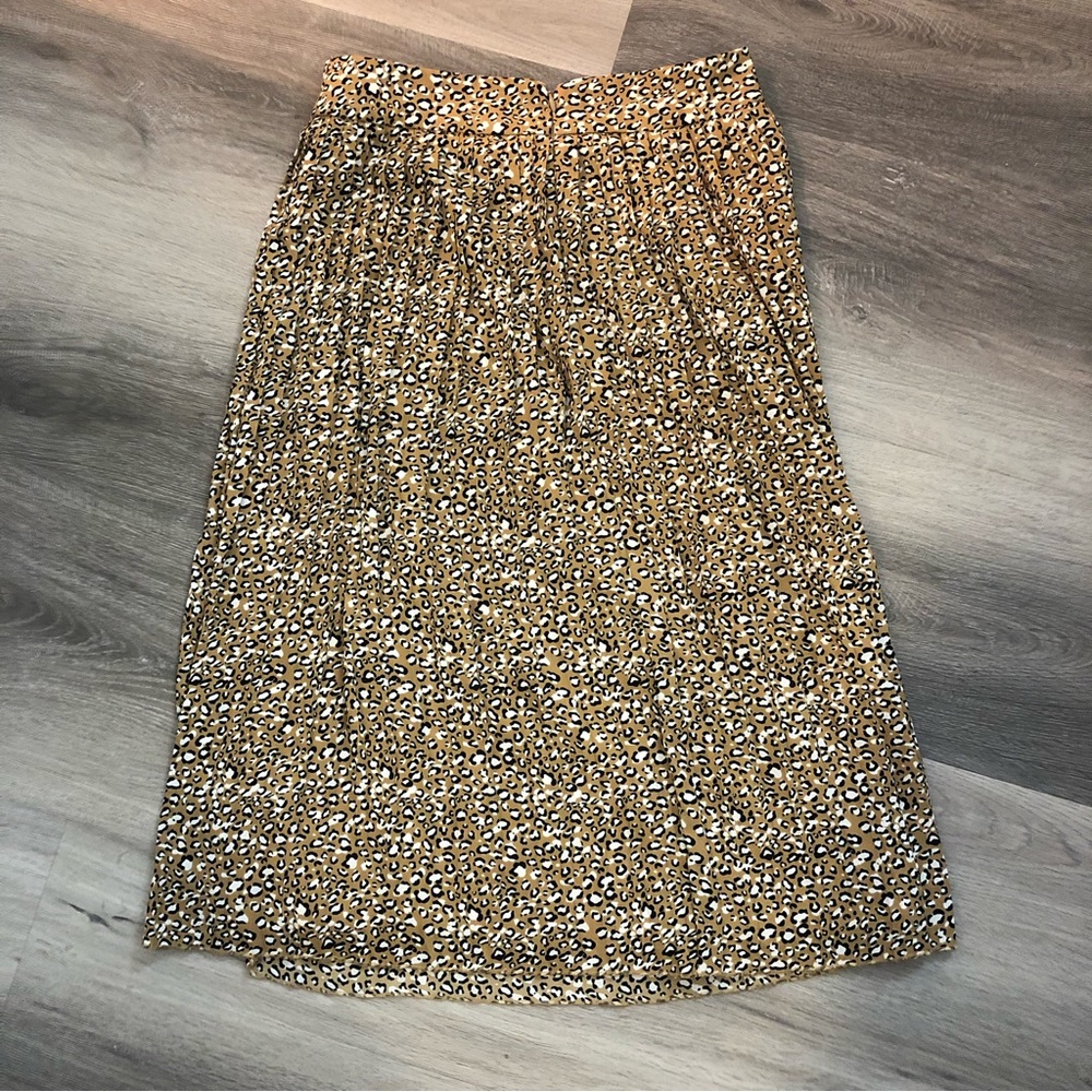 J Crew animal print skirt